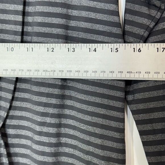 Coolibar Women’s Striped Open Front Cardigan S UPF 50+ UV Protection Gray Black - Picture 5 of 9